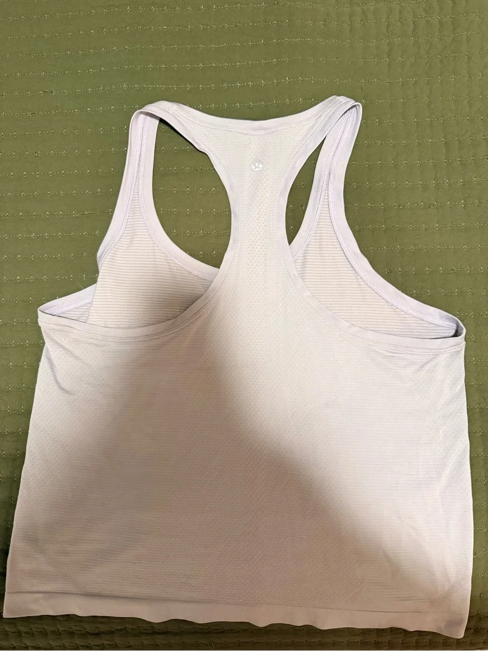 Lululemon Pale Lavender Racerback Tank- Size 12